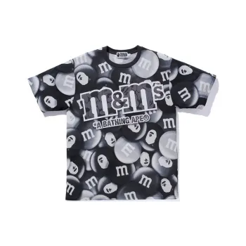 M&m's X A BATHING APE Bape X M&M'S T Shirts Men Black