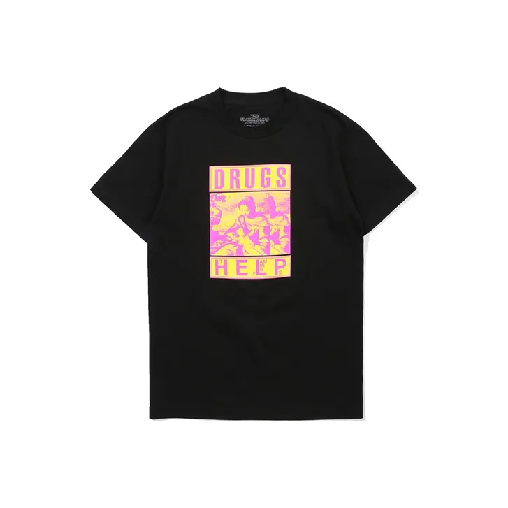 PLEASURES Drugs Help T Shirt-0