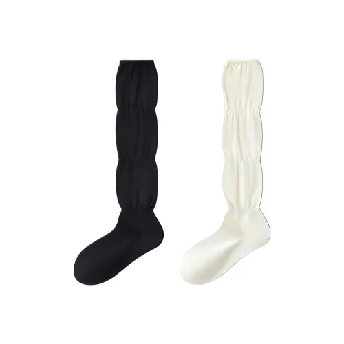 Temooues Mid Calf Socks Women's Combo Set