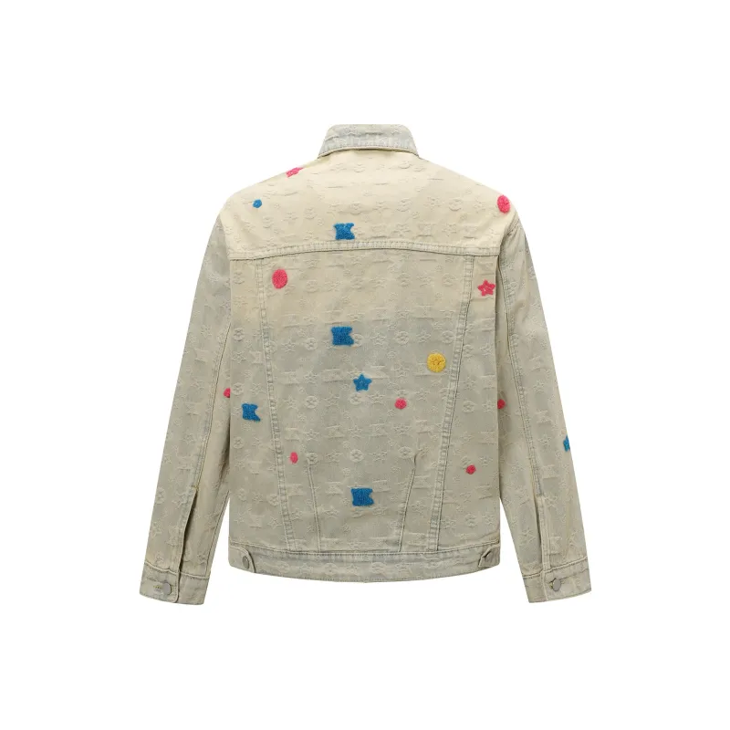 Topland Denim Jacket Unisex Yellow Mud-1
