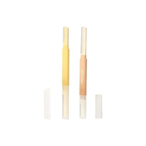 GUOXIAONIU Dual Head Eyebrow Razor Convenient 2 Pcs