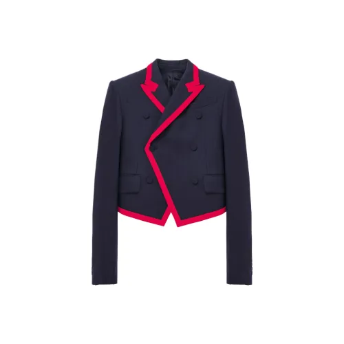 Alexander McQueen Business Suit Coat Men's Marine Blue