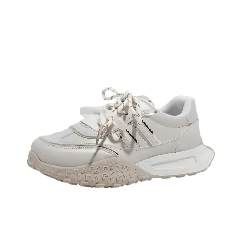 BINGO DUCK Slip Resistant Low Top Chunky Sneakers Women's-4
