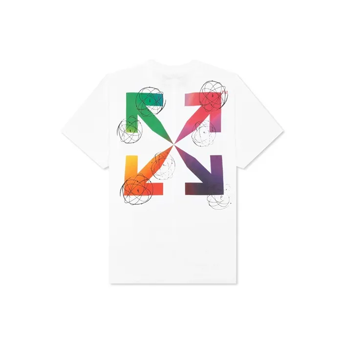 OFF WHITE X Futura Oversized Fit Atoms T Shirt-0