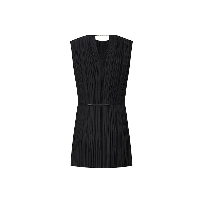 JZ. ANNAKRO Chiffon Shirts Women's Plain Black-1