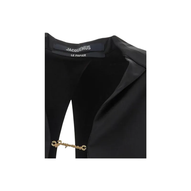 Jacquemus La Chemise Notte Satin Shirt-2