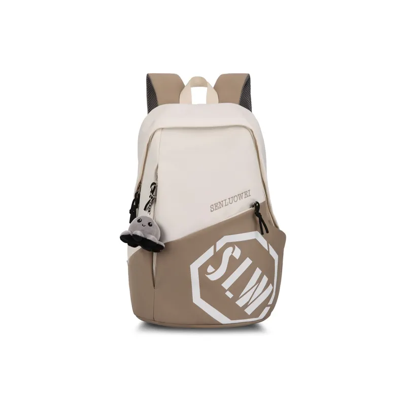 LUVISTRUE Nylon Backpack Unisex Gray/Black/Burgundy/Khaki/Blue-20
