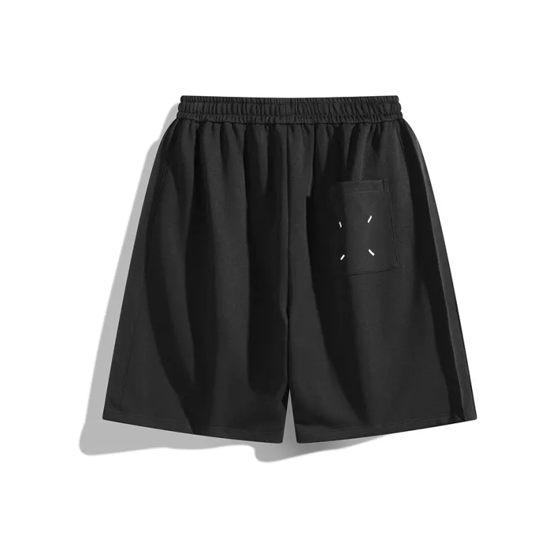 HOKLV Casual Shorts Unisex Black-1