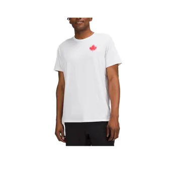 Lululemon Team Canada The Fundamental T shirt Coc Logo In Red T Shirt Men's