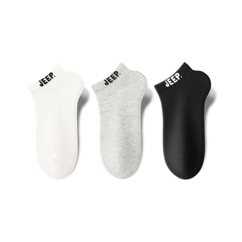 Jeep No Show Socks Unisex Combo Set-15