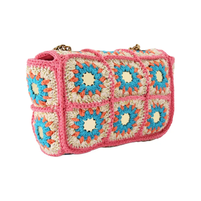 Kurt Geiger London Textile Shoulder Bag Medium Size Women's Pink-2