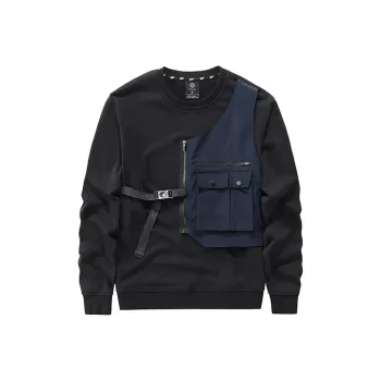 VIP Fitted Mock Two-Piece Long-Sleeved T-Shirt Men's Black