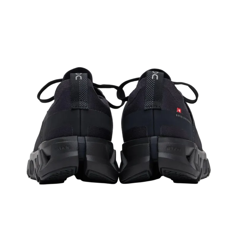 On Anti Slip Wear Resistant Low Top Casual Running Shoes Men's Black-2