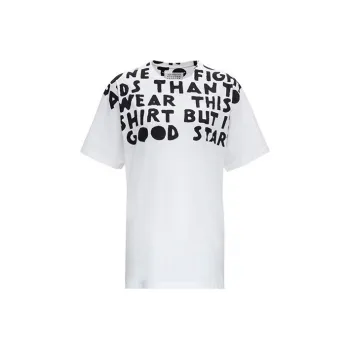 Maison Margiela Slogan Print Oversized T Shirt