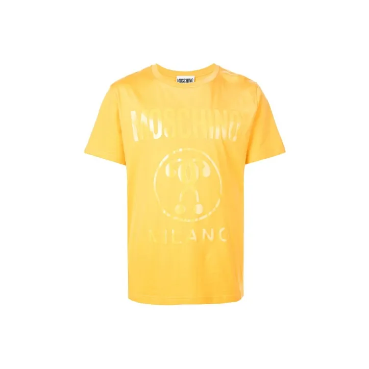MOSCHINO T-Shirts Men Yellow-0