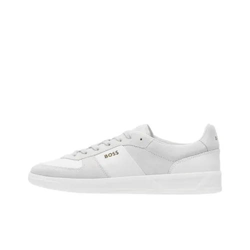 HUGO BOSS Low Top Skateboard Shoes Men's White