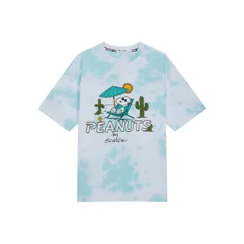 Snoopy X FUN T Shirts Unisex Soft Green