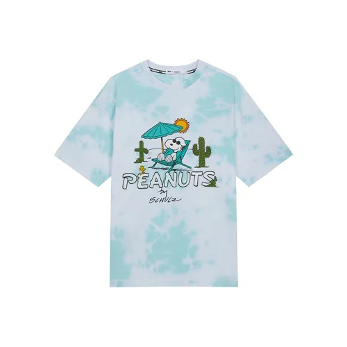 Snoopy X FUN T Shirts Unisex Soft Green