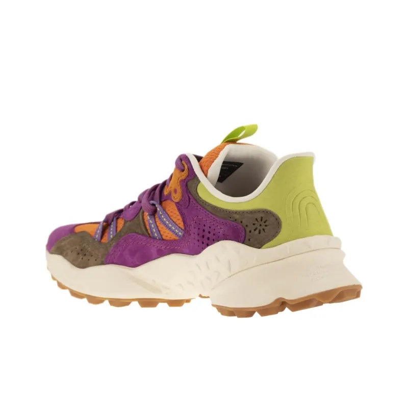 FLOWER MOUNTAIN Tiger Low Top Casual Shoes Unisex Orange Purple-1