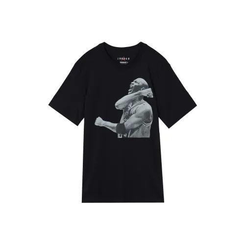 Jordan Set in Sleeve T Shirt Men's Black