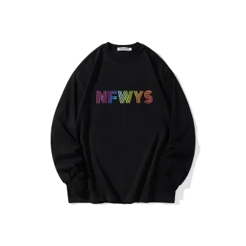 NFWYS Long Sleeved T Shirt Unisex Black