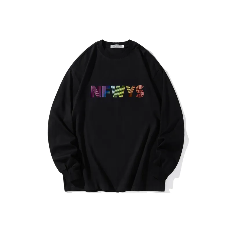 NFWYS Long Sleeved T Shirt Unisex Black-0