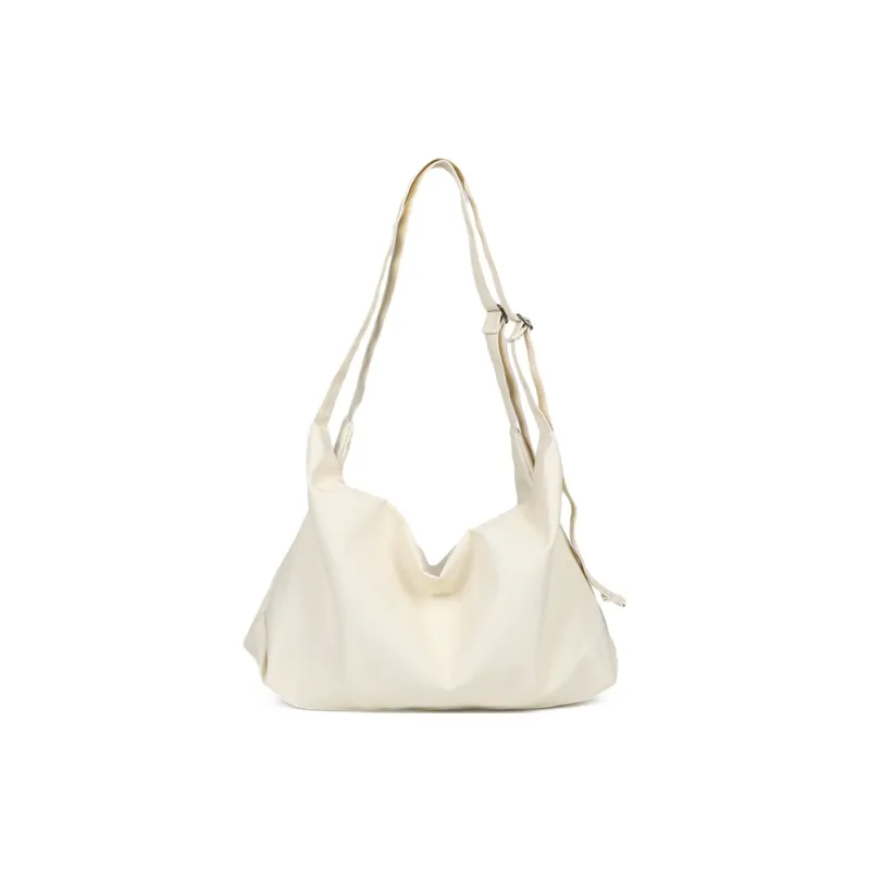 LUVISTRUE Nylon Shoulder Bag Small Size Unisex Black/White-0