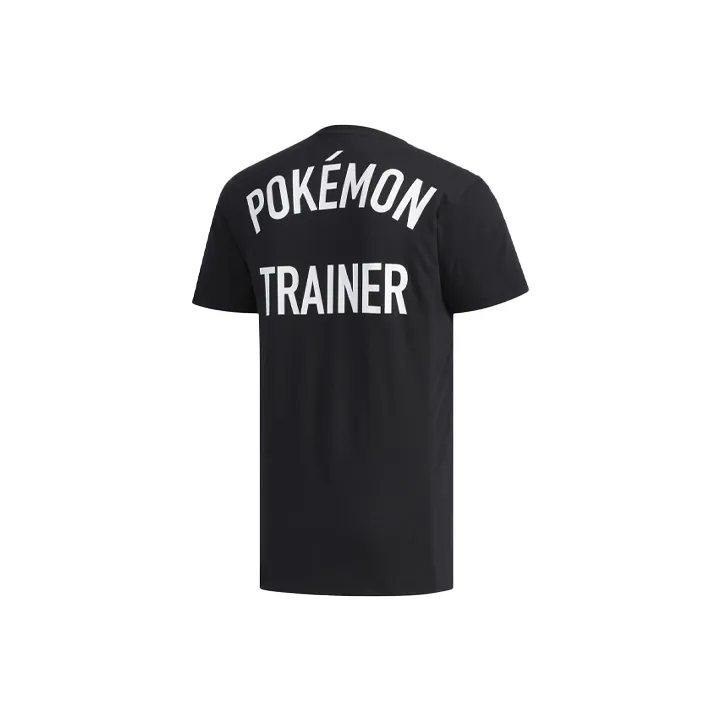 Pokemon X Adidas T Shirts Men Black-0