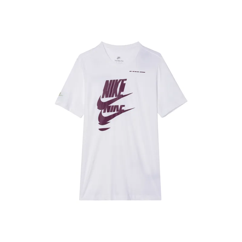 Nike T Shirts Men White-0