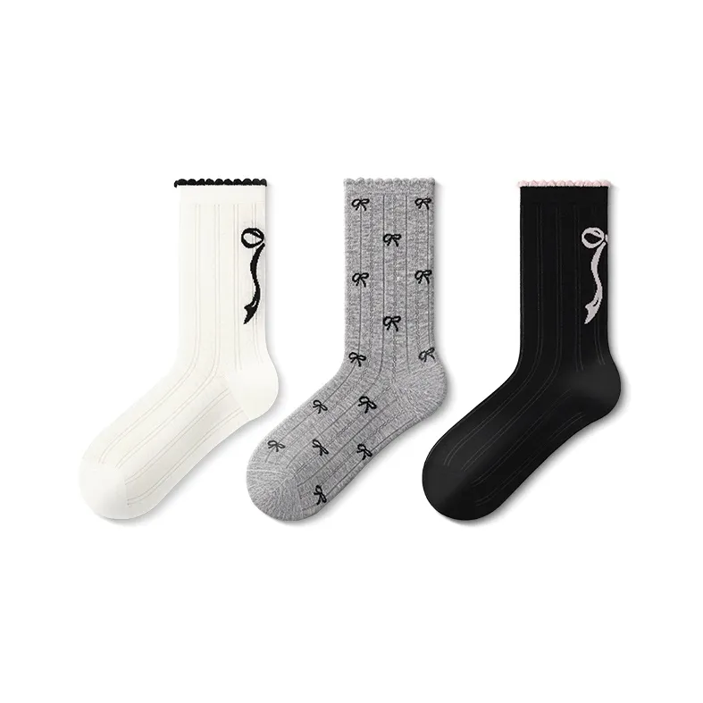 JKN Mid Calf Socks Women's Combo Set-15