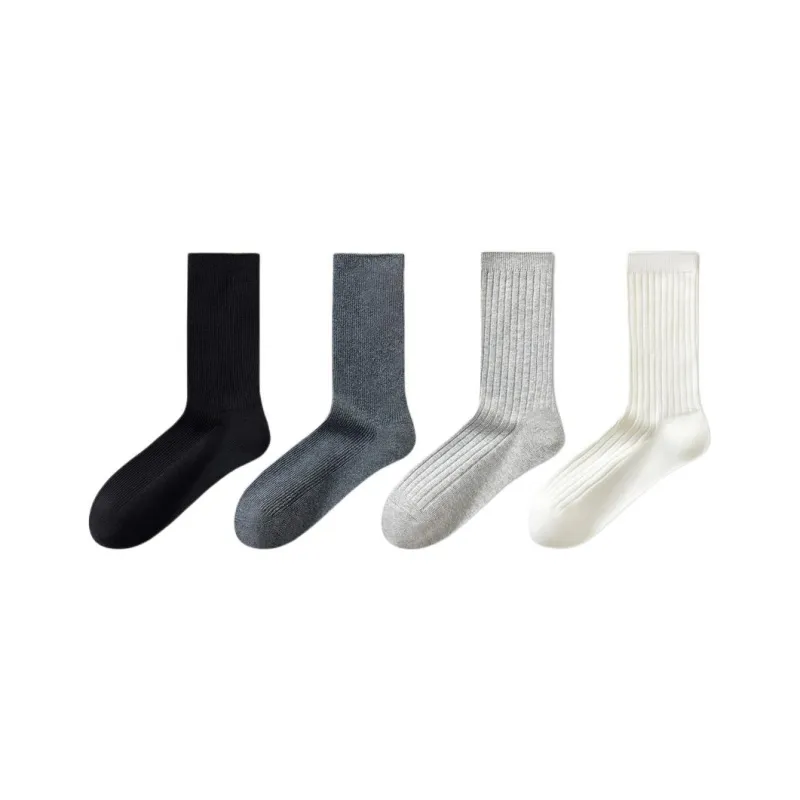 Temooues Mid Calf Socks Women's Combo Set-5