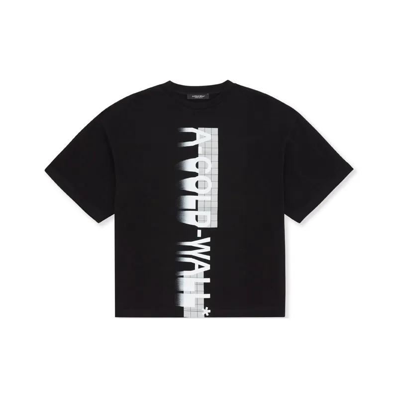 A COLD WALL* Blurred Logo Printed Crewneck T Shirt-0