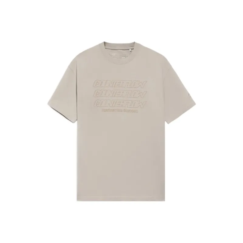 LiNing Sports Fashion Collection T Shirt Unisex Gray Linen-0
