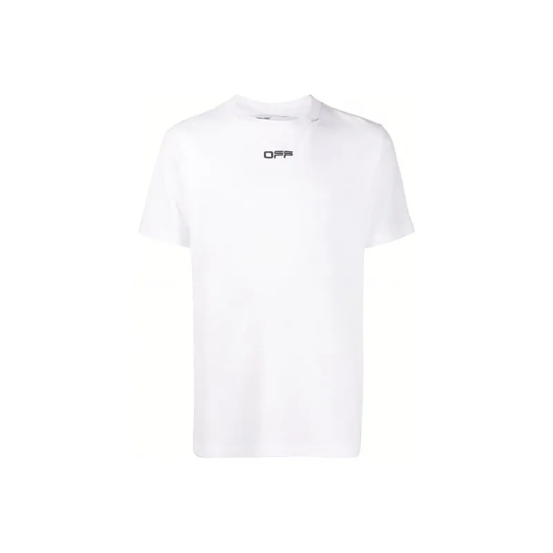 OFF WHITE Slim Fit Caravaggio Square T Shirt-0