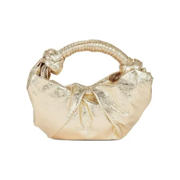 SIMON MILLER Leather Handbag Women's Gold