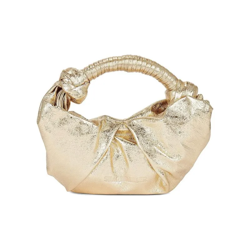 SIMON MILLER Leather Handbag Women's Gold-0