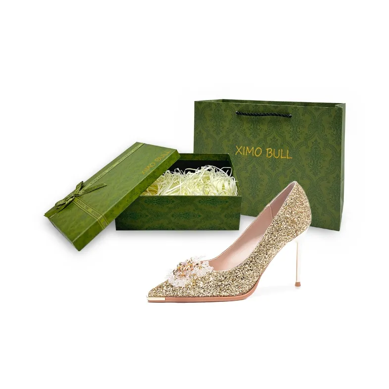 XIMO BULL Slim Heel High Heels Women's-51