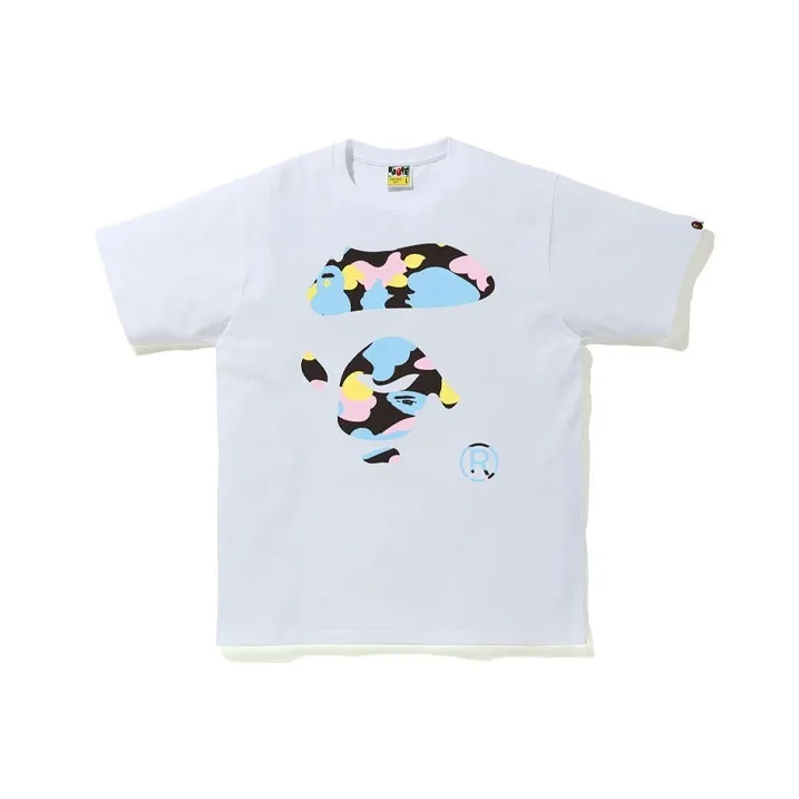 Bape New Multi Camo Ape Face Tee-6