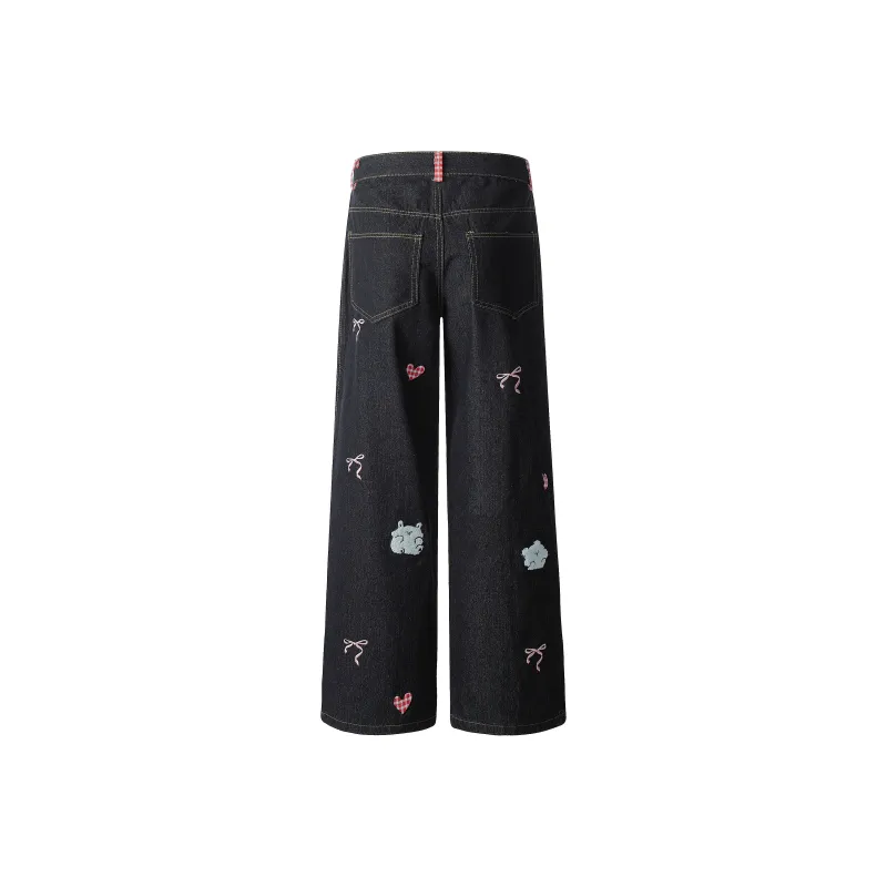 YINLEI Jeans Unisex-3