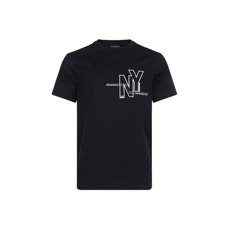 EMPORIO ARMANI T Shirts Men Teal-0