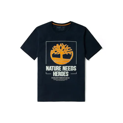 Timberland T-Shirts Men Dark Royal Blue