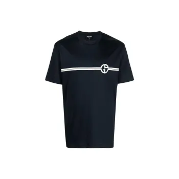 GIORGIO ARMANI T Shirts Men Blue