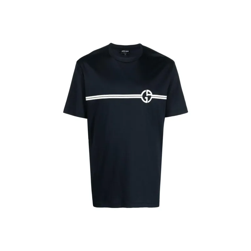 GIORGIO ARMANI T Shirts Men Blue-0
