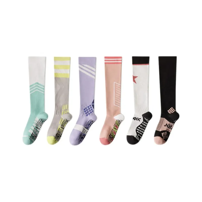 Temooues Knee High Socks Women's Combo Set-15