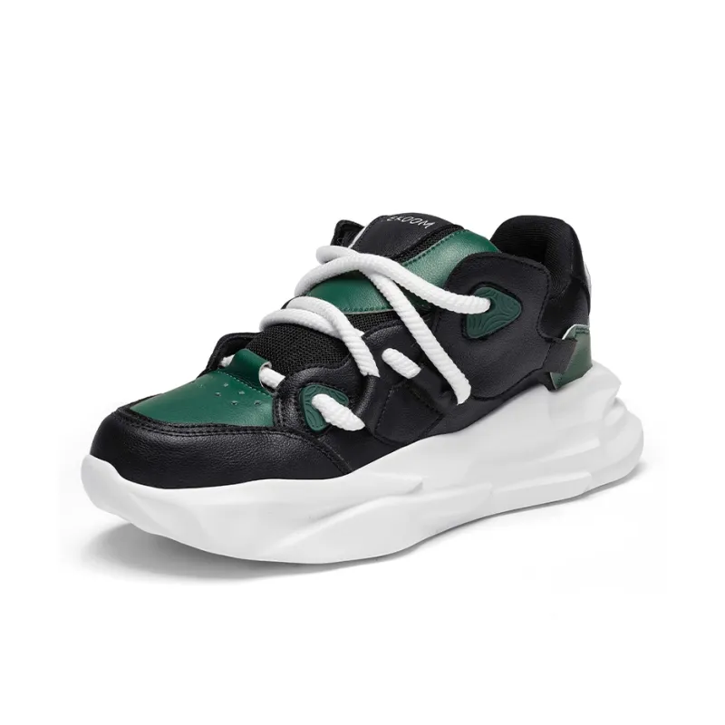 OFFER AITR Anti Slip And Wear Resistant Height Increasing Low Top Chunky Sneakers Men's-7