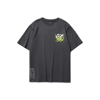 Disney X LINING T-Shirts Unisex Black Pine Gray