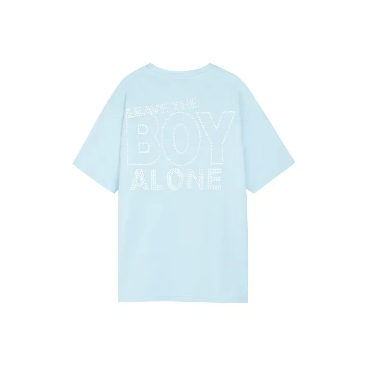 Boy London SS21 Straight T Shirt Unisex Blue-0