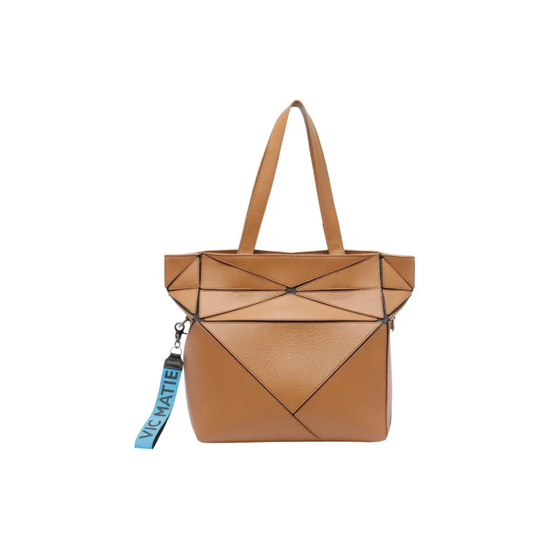 Vic Matie Calfskin Crossbody Bag, Shoulder Bag Women's Brown-1