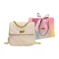 White without Charm-Shopping Bag