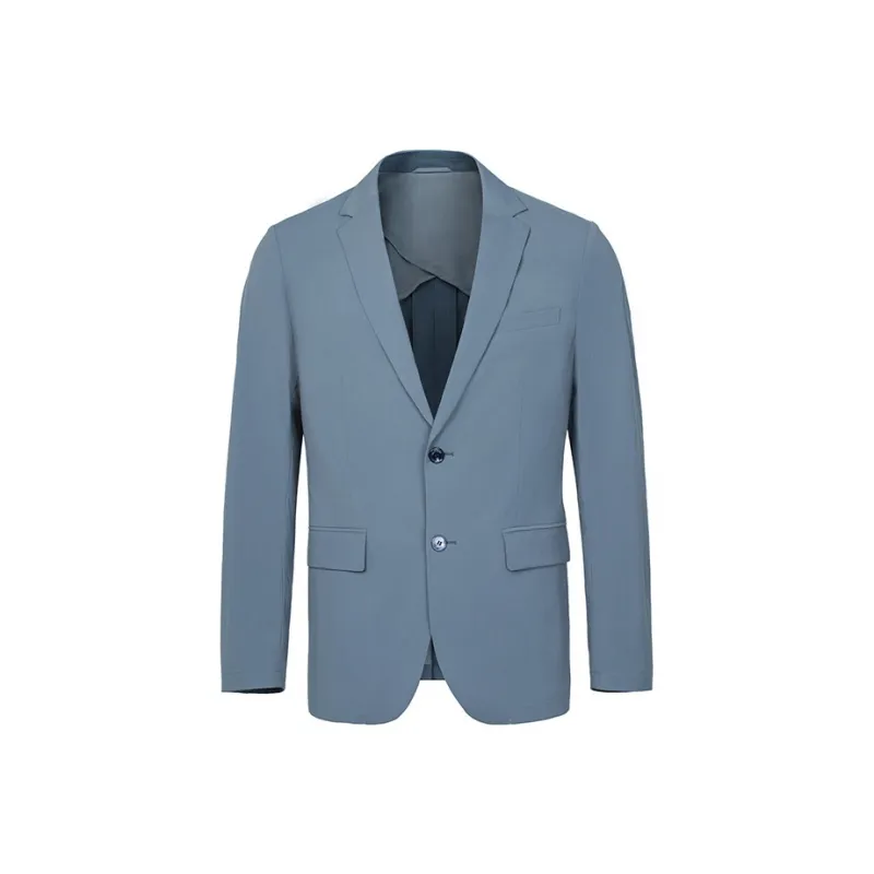 LIU·JO UOMO Spring Fall Business Suit Standard Unisex Gray Blue-0